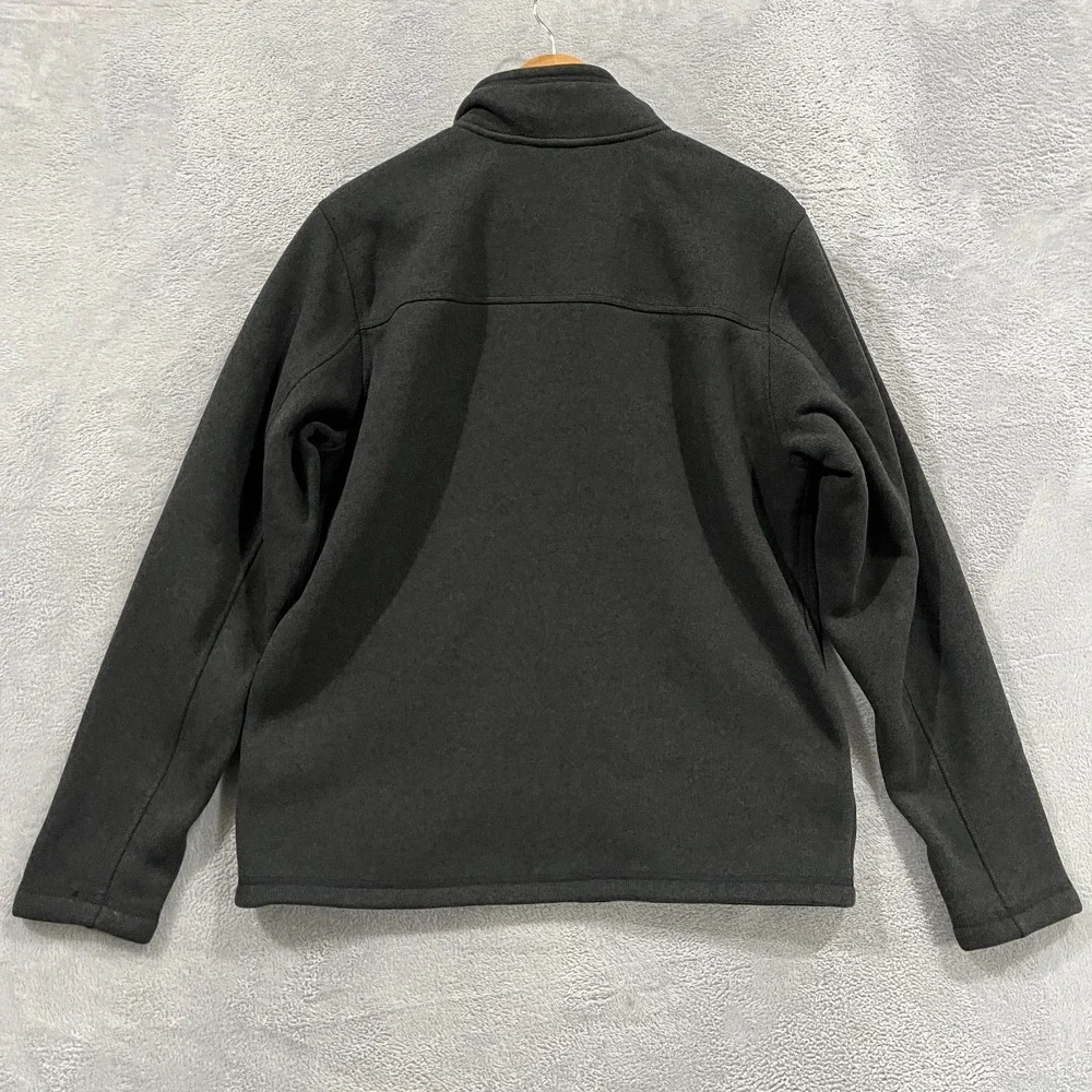 The North Face Jacket‎ Men's Medium Full Zip Fleece Charcoal Outdoor